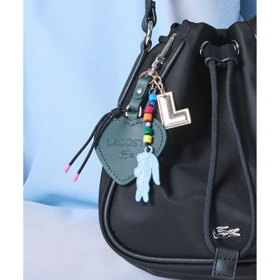 ＜LACOSTE＞ハート＆チャームキーホルダー