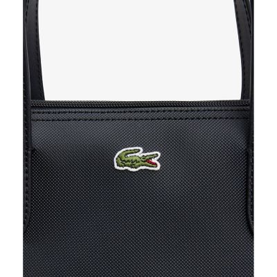 LACOSTE ブラック トートバッグ L．12．12 コンセプト スモールトートバッグ | LACOSTE/ラコステ
