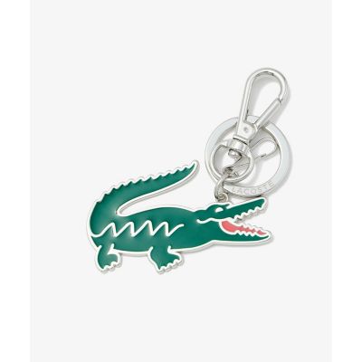 LACOSTE/ラコステ クイーポ　ワニロゴメタルプレートキーホルダー＿１