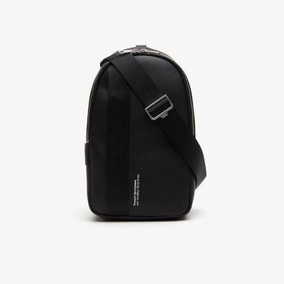 ＜LACOSTE＞ラコステプラクティス　スプリットカーフスキンレザーバッグ