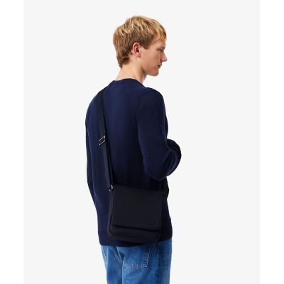 メンズクラシック スリムフラップサッチェルバッグ ／ ショルダー