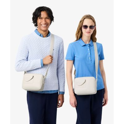 ＜LACOSTE＞クラブ　ラコステ　グレインレザー　コンパクトショルダーバッグ
