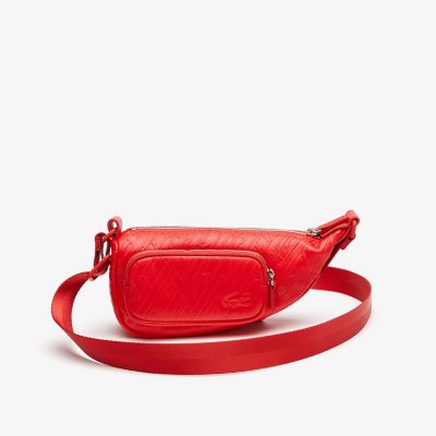 Supreme lacoste discount waist bag red