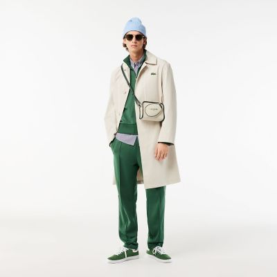 LACOSTE ヘリテージキャンバス テニススタイルショルダーバッグ ヘリテージキャンバス テニススタイルショルダーバッグ