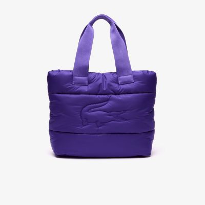 ＜LACOSTE＞パフィークロコ　キルトートバッグ