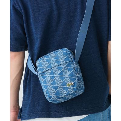 ネオクロックシーズナル ジャカードデニムミニバッグ | LACOSTE