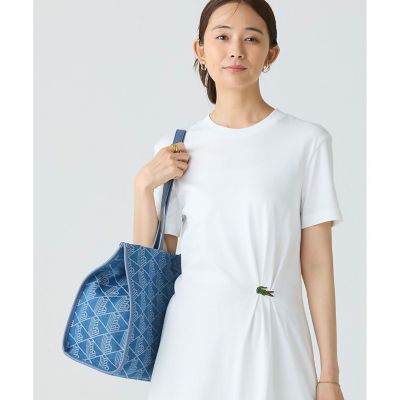 ヘリテージジャカード モノグラムデニムトートバッグ | LACOSTE