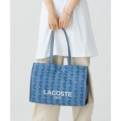 ヘリテージジャカード モノグラムデニムトートバッグ | LACOSTE