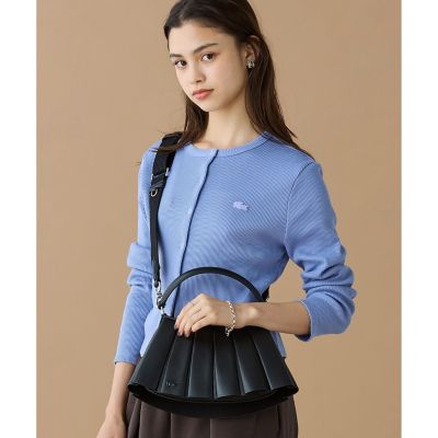LENGLEN レザープリーツハンドバッグ | LACOSTE/ラコステ