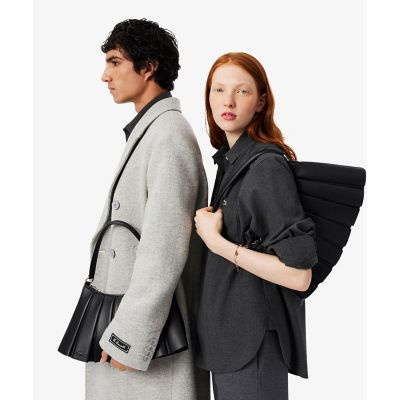 LENGLEN レザープリーツショルダーバッグ | LACOSTE/ラコステ 