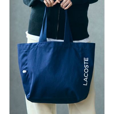 ＜LACOSTE＞コットンキャンバストートバッグ