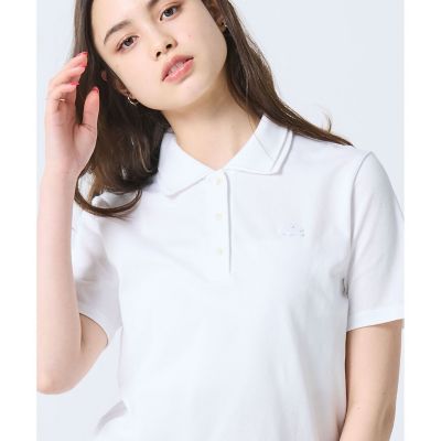 ella_selectshop cotton pique T 白 鹿の子ポロ ella_selectshop cotton pique T 黒 鹿の子ポロの通販 by あらん〆's