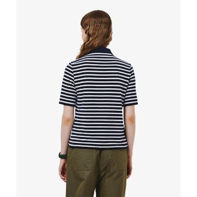 ベロアボーダー半袖ポロシャツ | LACOSTE/ラコステ | 三越伊勢丹