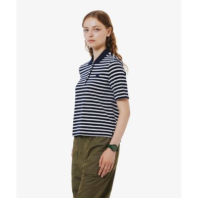 ベロアボーダー半袖ポロシャツ | LACOSTE/ラコステ | 三越伊勢丹