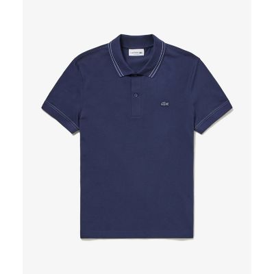 ストライプリブニットカラーストレッチ鹿の子 半袖ポロシャツ | LACOSTE/ラコステ | 三越伊勢丹オンラインストア・通販【公式】