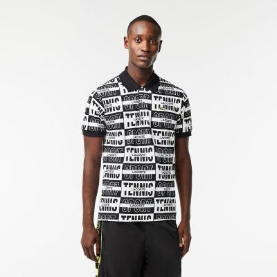 ヘリテージラベル総柄ポロシャツ | LACOSTE/ラコステ | 三越伊勢丹