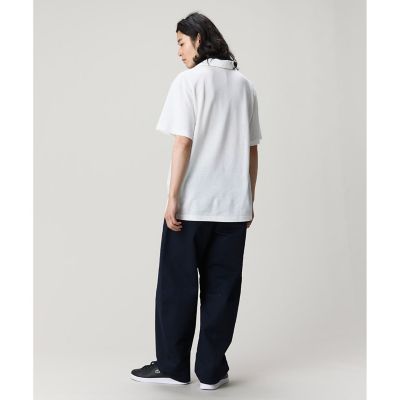 コットン×リネン オープンカラーネックポロシャツ | LACOSTE/ラコステ
