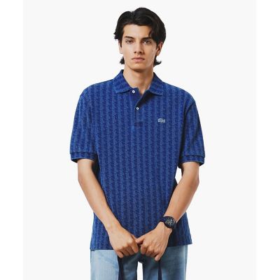 インディゴ鹿の子地ポロシャツ | LACOSTE/ラコステ | 三越伊勢丹