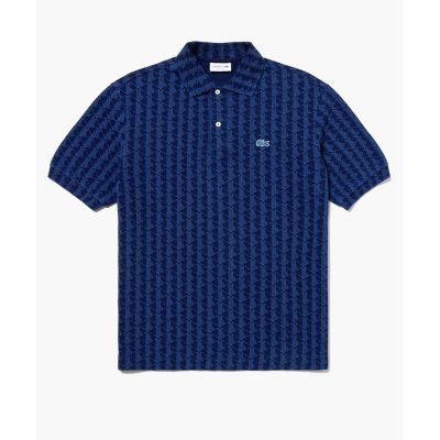 インディゴ鹿の子地ポロシャツ | LACOSTE/ラコステ | 三越伊勢丹