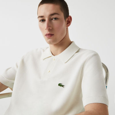 ＜LACOSTE＞ニットポロシャツ