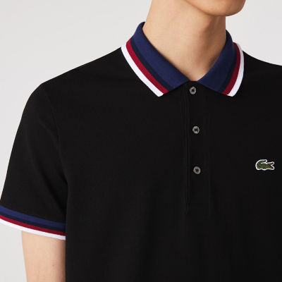 トリコロールリブニットポロシャツ | LACOSTE/ラコステ | 三越伊勢丹オンラインストア・通販【公式】