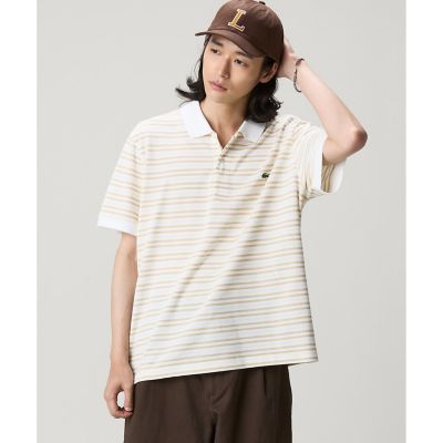 マルチボーダー鹿の子地ポロシャツ | LACOSTE/ラコステ | 三越伊勢丹