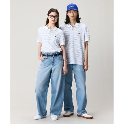 マルチボーダー鹿の子地ポロシャツ | LACOSTE/ラコステ | 三越伊勢丹