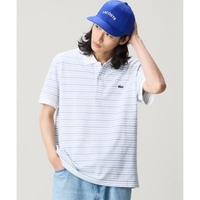 LACOSTE 鹿の子 ボーダー ポロシャツ マルチボーダー鹿の子地ポロシャツ | LACOSTE/ラコステ | 三越伊勢丹
