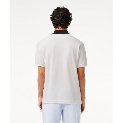 オーバルエンブレムコントラストカラーポロシャツ | LACOSTE