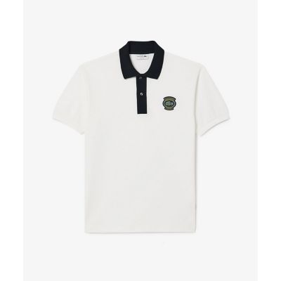 【LACOSTE】ラコステ アーカイブエンブレム コントラストカラーポロシャツ オーバルエンブレムコントラストカラーポロシャツ | LACOSTE