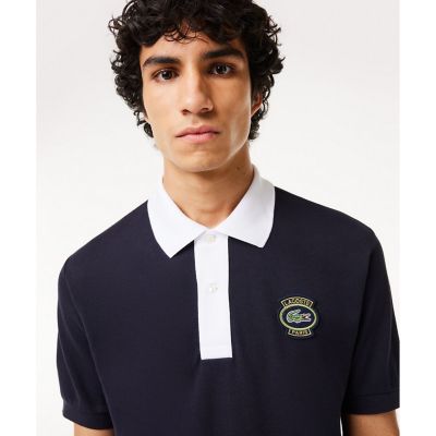 【LACOSTE】ラコステ アーカイブエンブレム コントラストカラーポロシャツ オーバルエンブレムコントラストカラーポロシャツ | LACOSTE