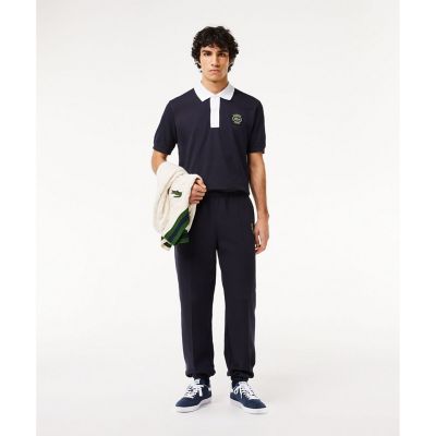 オーバルエンブレムコントラストカラーポロシャツ | LACOSTE