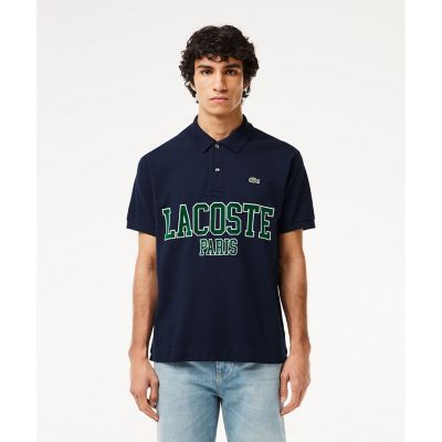 ＜LACOSTE＞オーバーサイズネームプリントポロシャツ