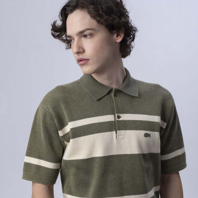 ＜LACOSTE＞ウォッシュドニットポロシャツ