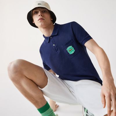 ＜LACOSTE＞ポケット付きラコステクラブポロシャツ