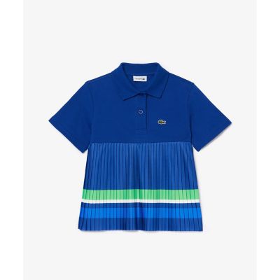 ＜LACOSTE＞ＧＩＲＬＳプリーツスカートポロドレス