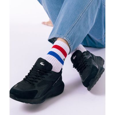 バイカラーボーダーアメリブソックス　２５－２７ｃｍ