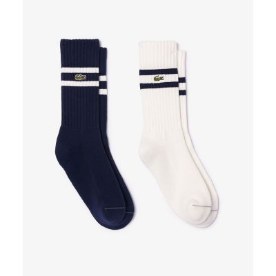 ＜LACOSTE＞トップボーダーロングソックス２Ｐ