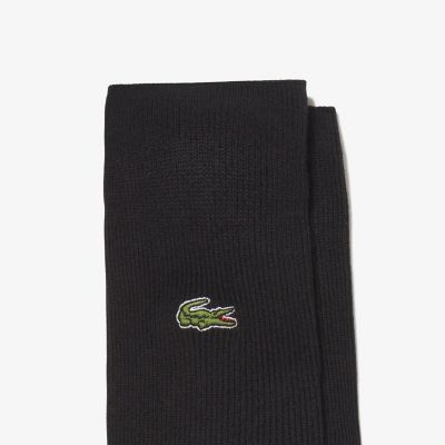 LACOSTE/ラコステ クロックエンブレム1×1リブニットソックス
