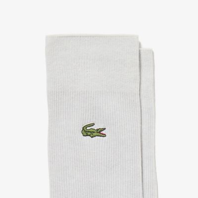 クロックエンブレム１×１リブニットソックス