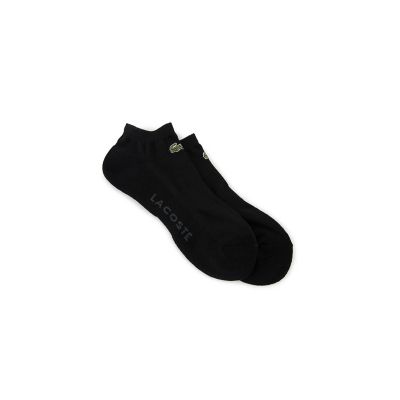 足底パイル　ロゴ　スニーカー丈ソックス