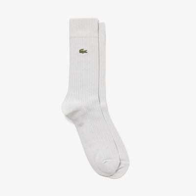 クロックエンブレム３×２リブニットソックス