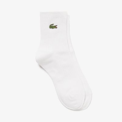 LACOSTE/ラコステ クロックエンブレムプレーンショートソックス