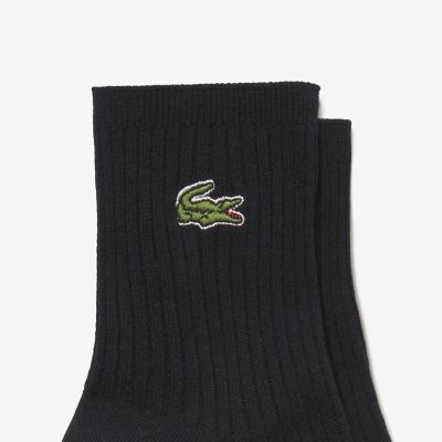 クロックエンブレムプレーンショートソックス