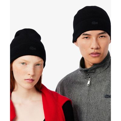メリノウールリブニットビーニー | LACOSTE/ラコステ | 三越