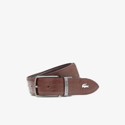 スムース／クロコ型 リバーシブルベルト | LACOSTE/ラコステ | 三越