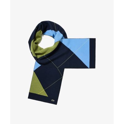 LACOSTE/ラコステ アーガイルニットマフラー