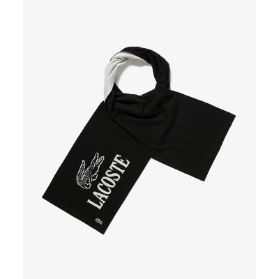 ラコステ（LACOSTE）/ウールブレンド ワニロゴジャカードマフラー ウールブレンド ワニロゴジャカードマフラー | LACOSTE/ラコステ