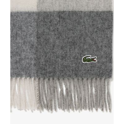 メリノウールブロックチェックマフラー | LACOSTE/ラコステ | 三越