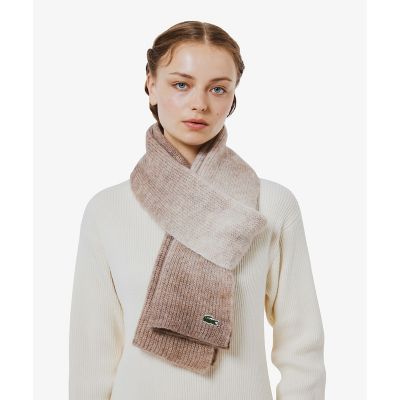 ラコステ（LACOSTE）/アルパカブレンドグラデーションニットマフラー アルパカブレンドグラデーションニットマフラー | LACOSTE/ラコステ